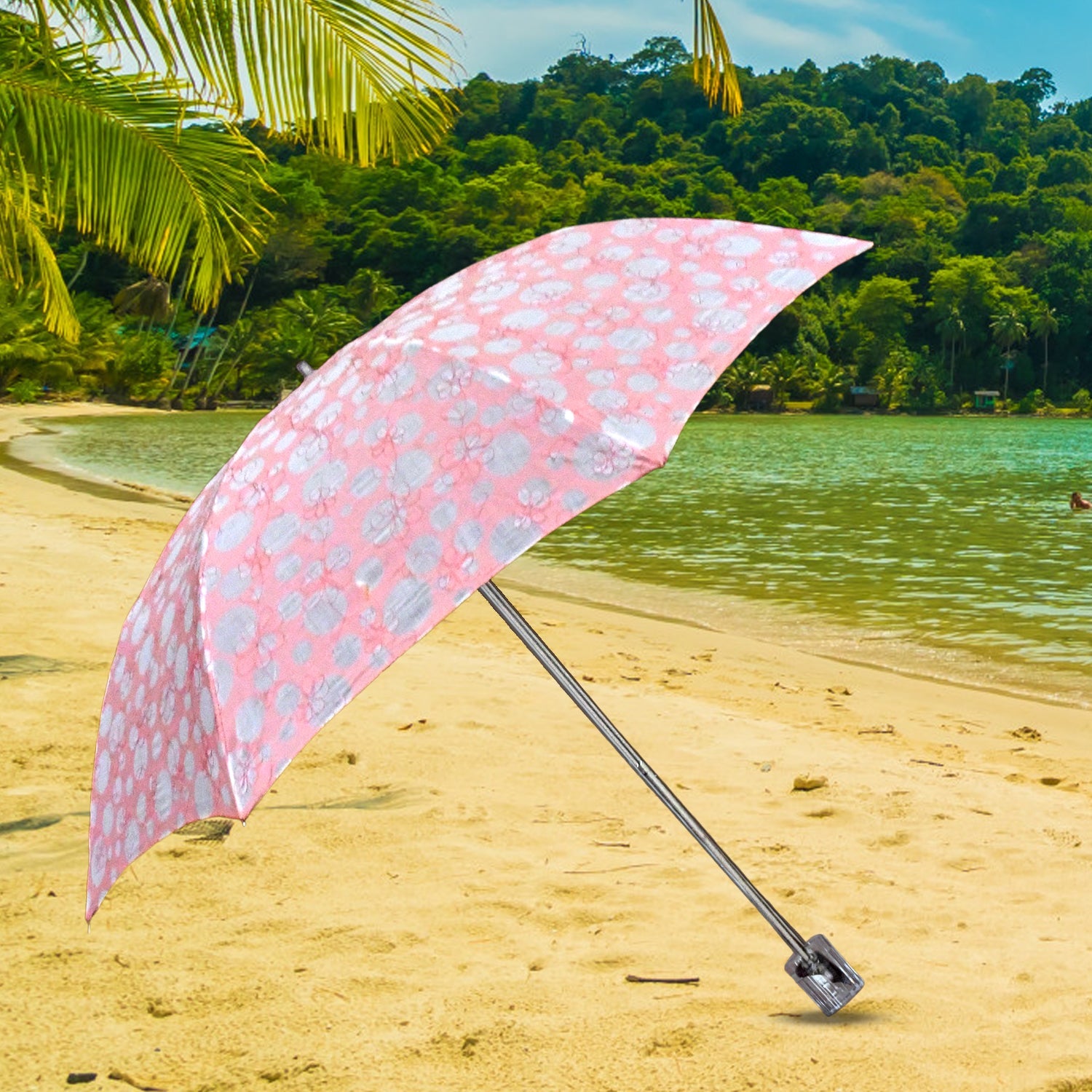 3-Fold Umbrella Summer Sun Protection Foldable Cute Umbrella || UV Protection Sun Umbrella || Travel Accessories || Umbrella for Children, Girls, and Boys (1 Pc)