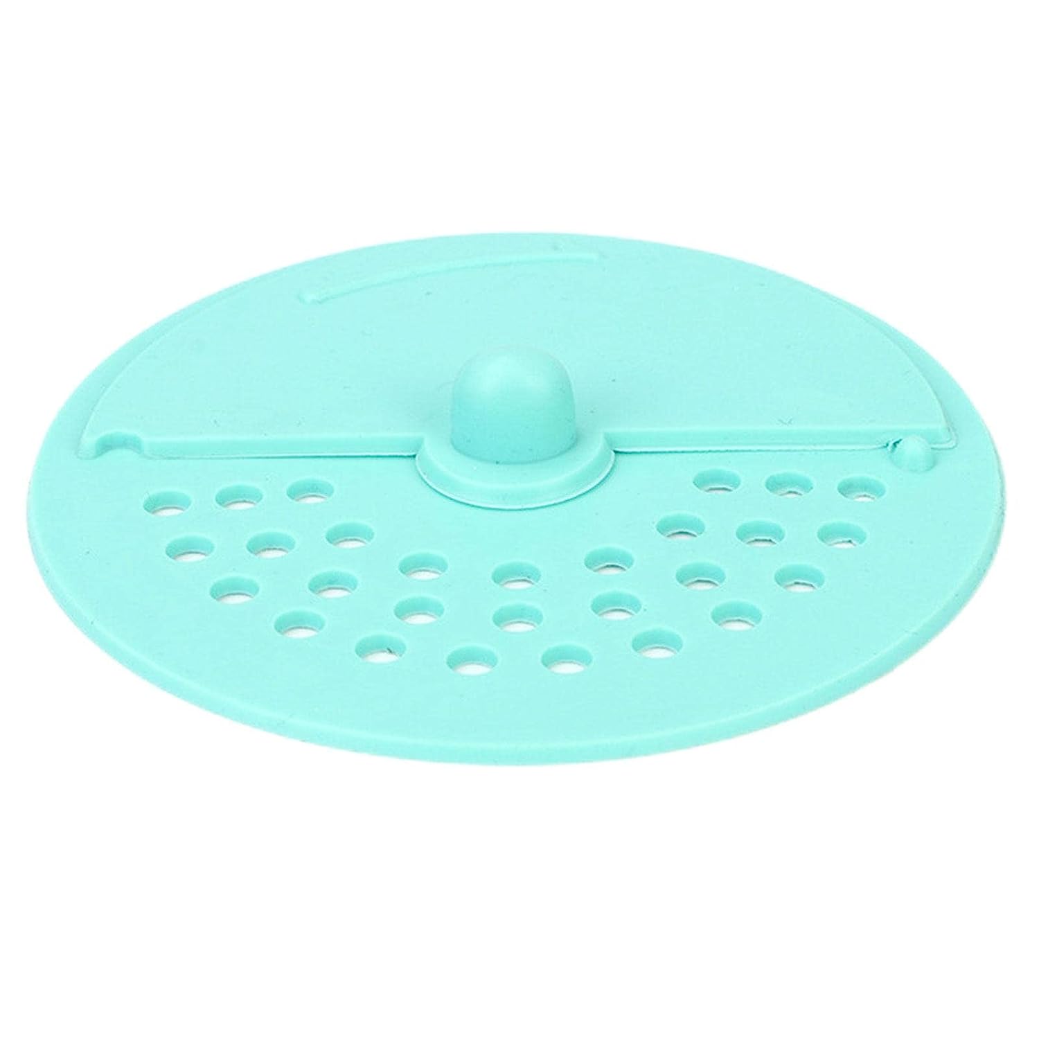 Anti-odor drain filter, round rubber, fits bathroom and kitchen drains.