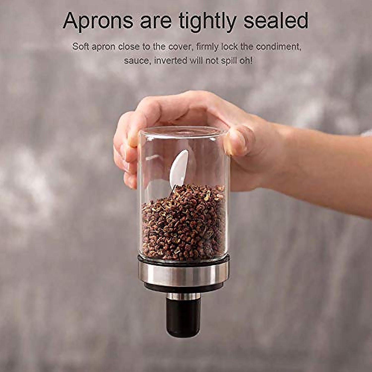 Transparent Glass Oil Dispenser 500 ML Bottle Set of 2, Spice Jar 250 ML Set of 3, Oil Bottle for Kitchen, Oil & Vinegar Storage Glass Bottle, Glass Container for Spice, Masala (5 Pcs Set)