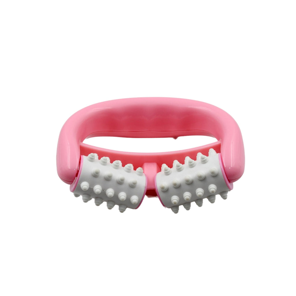 Plastic Massage Roller - 2-Roller Manual Design for Cellulite & Muscle Pain Relief