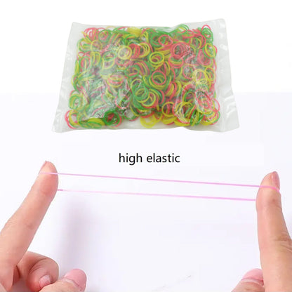 2-Inch Unbreakable Nylon Rubber Bands – Reusable Multicolor for Office, Home & School (50GM)