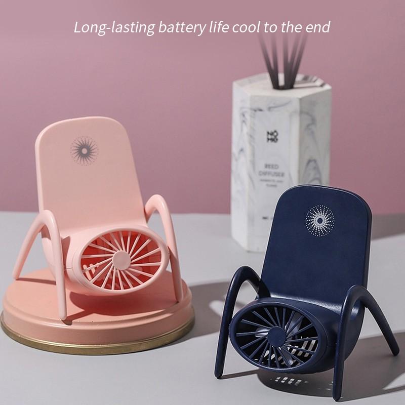 Portable Mobile Phone Holder Fan – Handheld, Multi-Function (Battery Not Include)